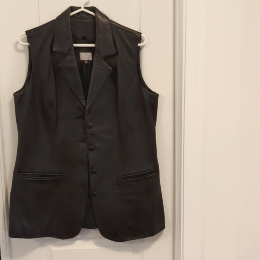 Vintage Women's Leather Vest